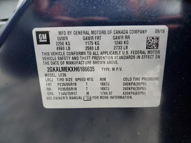 Photo 12 VIN: 2GKALMEKXH6186635 - GMC TERRAIN SL 