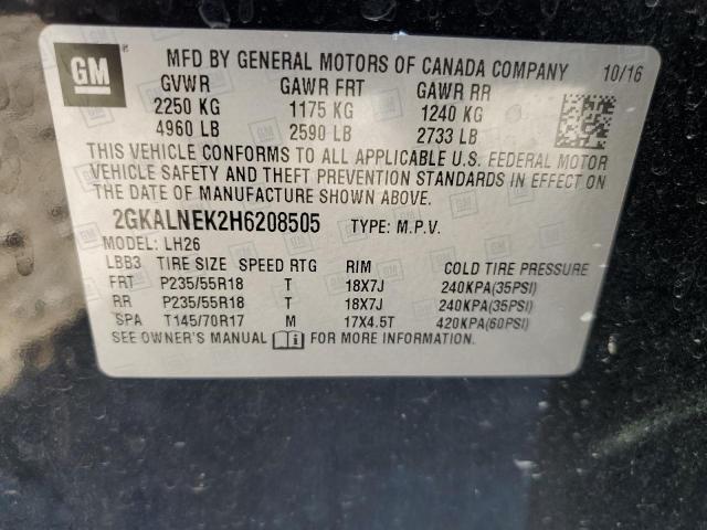 Photo 12 VIN: 2GKALNEK2H6208505 - GMC TERRAIN SL 