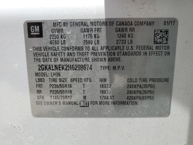 Photo 11 VIN: 2GKALNEK2H6298674 - GMC TERRAIN 