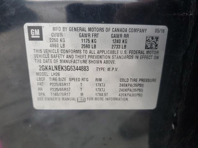 Photo 11 VIN: 2GKALNEK3G6344883 - GMC TERRAIN SL 