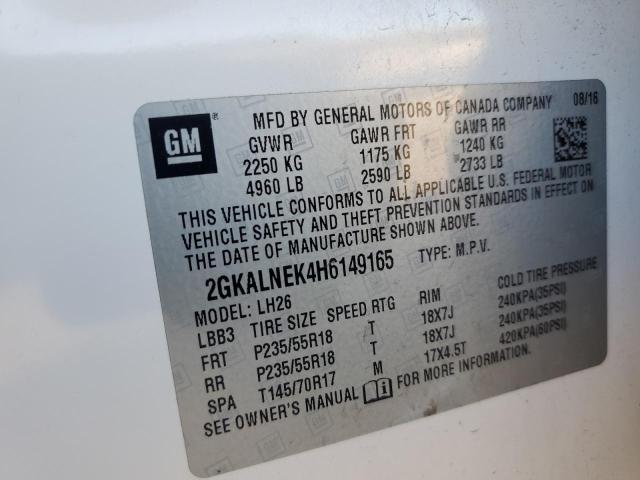 Photo 11 VIN: 2GKALNEK4H6149165 - GMC TERRAIN 