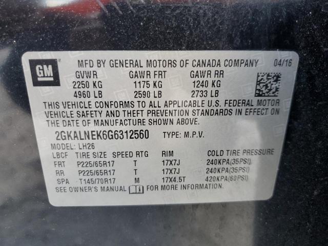 Photo 12 VIN: 2GKALNEK6G6312560 - GMC TERRAIN 