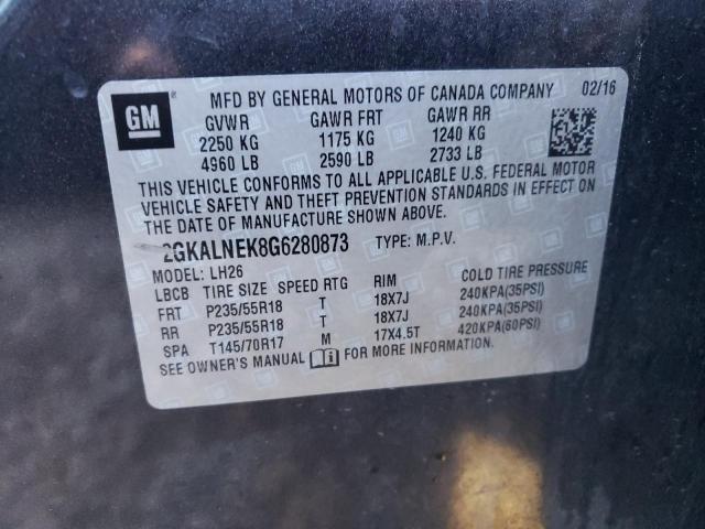 Photo 12 VIN: 2GKALNEK8G6280873 - GMC TERRAIN SL 