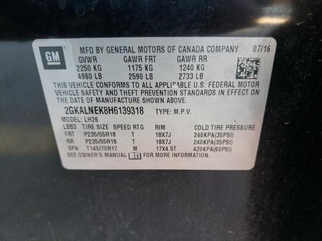 Photo 9 VIN: 2GKALNEK8H6139318 - GMC TERRAIN SL 