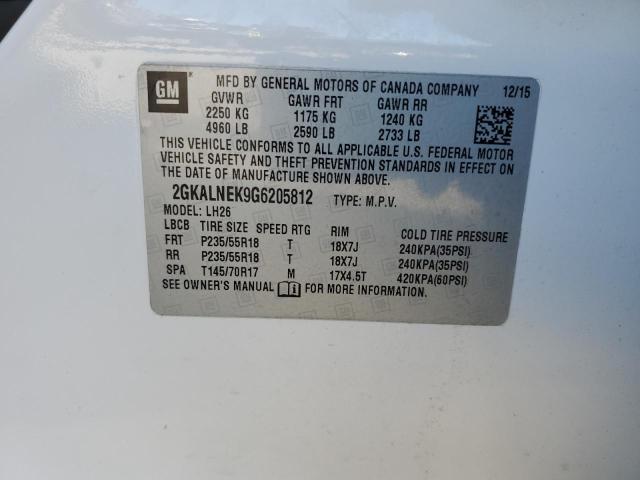 Photo 12 VIN: 2GKALNEK9G6205812 - GMC TERRAIN 