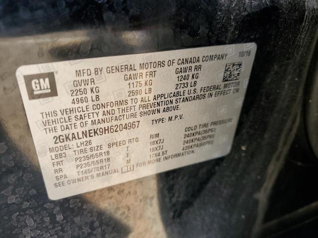 Photo 12 VIN: 2GKALNEK9H6204967 - GMC TERRAIN SL 