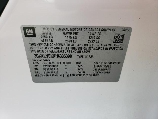 Photo 12 VIN: 2GKALNEKXH6335390 - GMC TERRAIN SL 