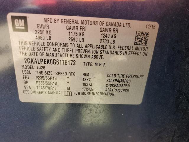 Photo 11 VIN: 2GKALPEK0G6178172 - GMC TERRAIN 