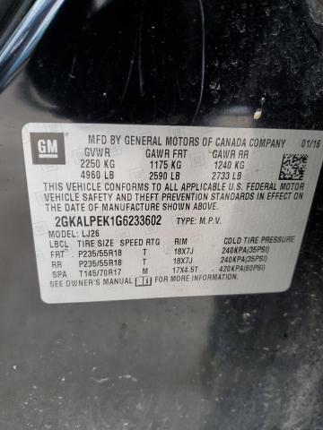 Photo 12 VIN: 2GKALPEK1G6233602 - GMC TERRAIN SL 