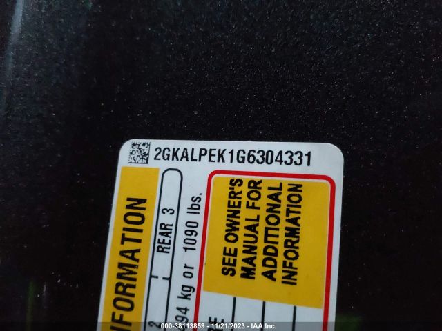 Photo 8 VIN: 2GKALPEK1G6304331 - GMC TERRAIN 