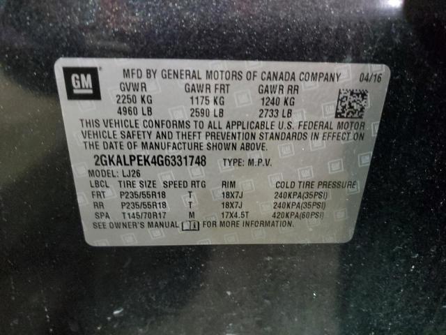 Photo 13 VIN: 2GKALPEK4G6331748 - GMC TERRAIN 