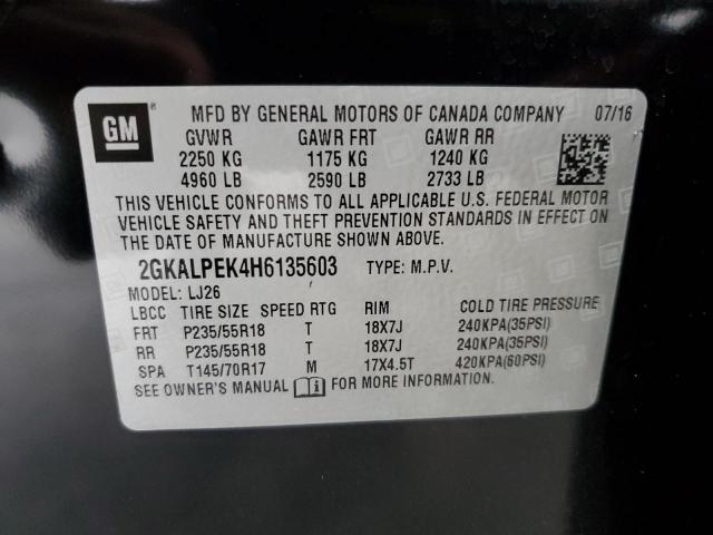 Photo 12 VIN: 2GKALPEK4H6135603 - GMC TERRAIN SL 