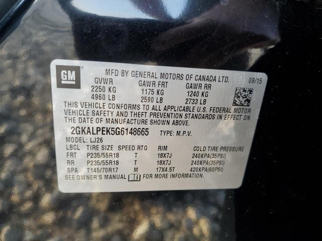 Photo 12 VIN: 2GKALPEK5G6148665 - GMC TERRAIN 