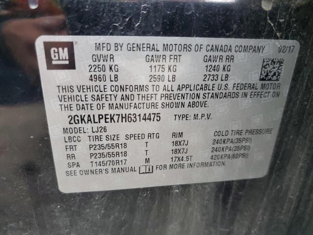 Photo 11 VIN: 2GKALPEK7H6314475 - GMC TERRAIN 