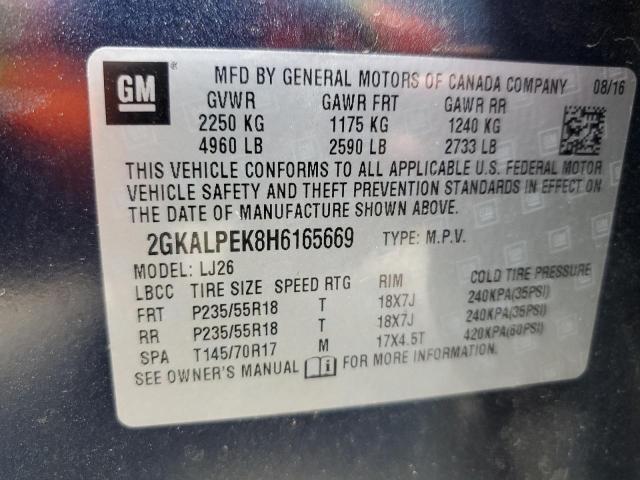 Photo 12 VIN: 2GKALPEK8H6165669 - GMC TERRAIN SL 