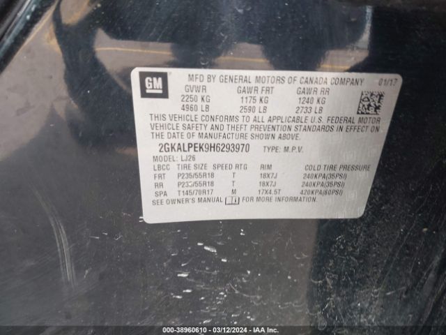 Photo 8 VIN: 2GKALPEK9H6293970 - GMC TERRAIN 