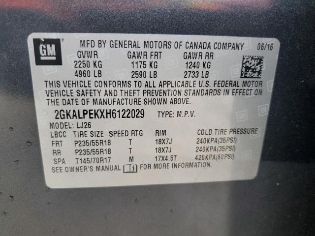 Photo 11 VIN: 2GKALPEKXH6122029 - GMC TERRAIN SL 