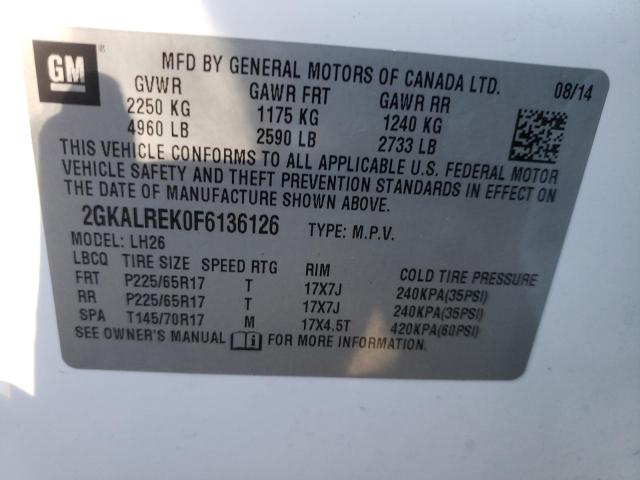 Photo 11 VIN: 2GKALREK0F6136126 - GMC TERRAIN SL 