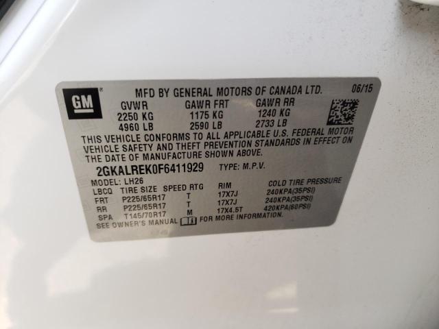 Photo 12 VIN: 2GKALREK0F6411929 - GMC TERRAIN 