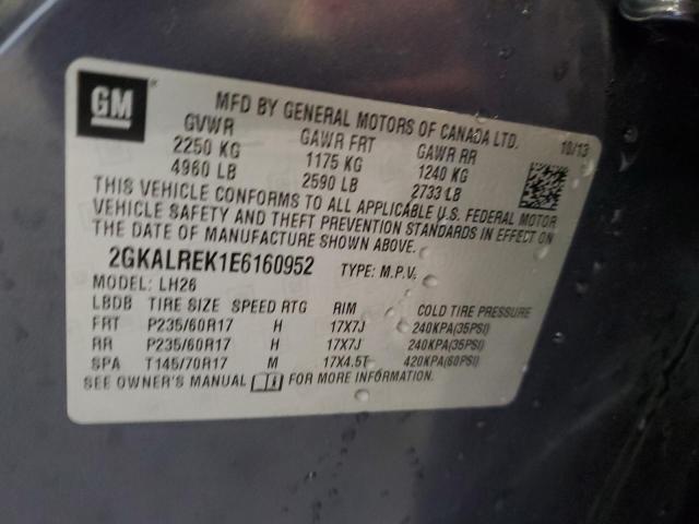 Photo 10 VIN: 2GKALREK1E6160952 - GMC TERRAIN SL 