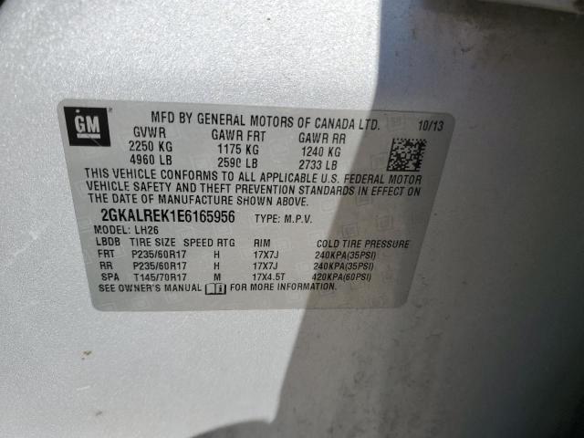 Photo 12 VIN: 2GKALREK1E6165956 - GMC TERRAIN 