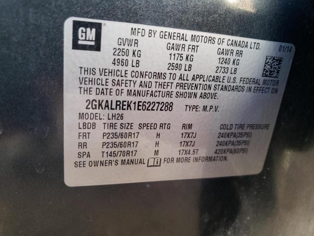 Photo 13 VIN: 2GKALREK1E6227288 - GMC TERRAIN 