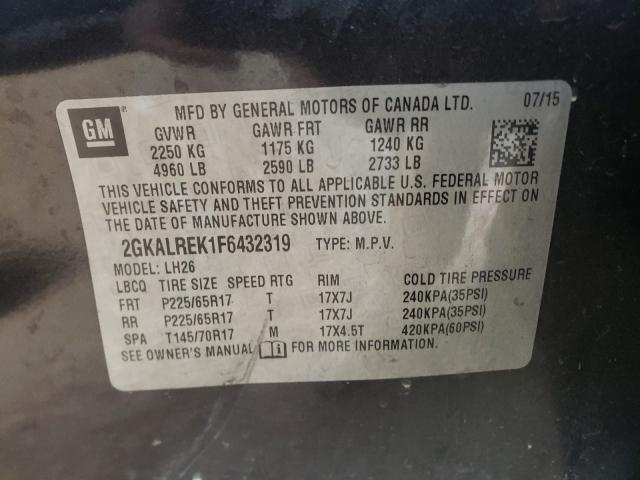 Photo 9 VIN: 2GKALREK1F6432319 - GMC TERRAIN SL 