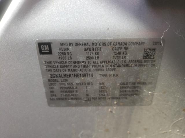 Photo 9 VIN: 2GKALREK1H6149714 - GMC TERRAIN DE 