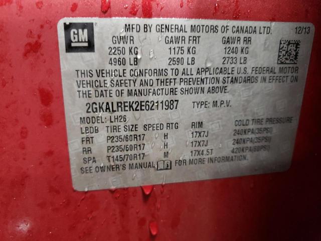 Photo 11 VIN: 2GKALREK2E6211987 - GMC TERRAIN 