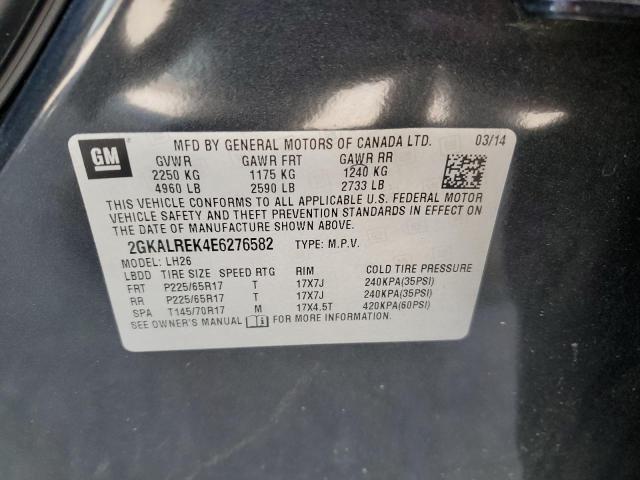 Photo 9 VIN: 2GKALREK4E6276582 - GMC TERRAIN 