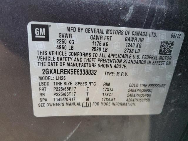 Photo 9 VIN: 2GKALREK5E6338832 - GMC TERRAIN SL 