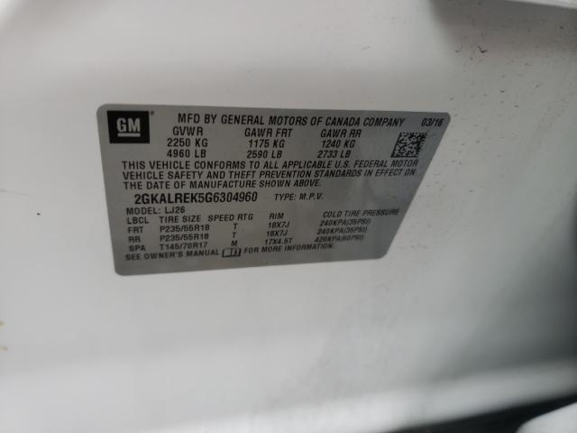 Photo 9 VIN: 2GKALREK5G6304960 - GMC TERRAIN DE 