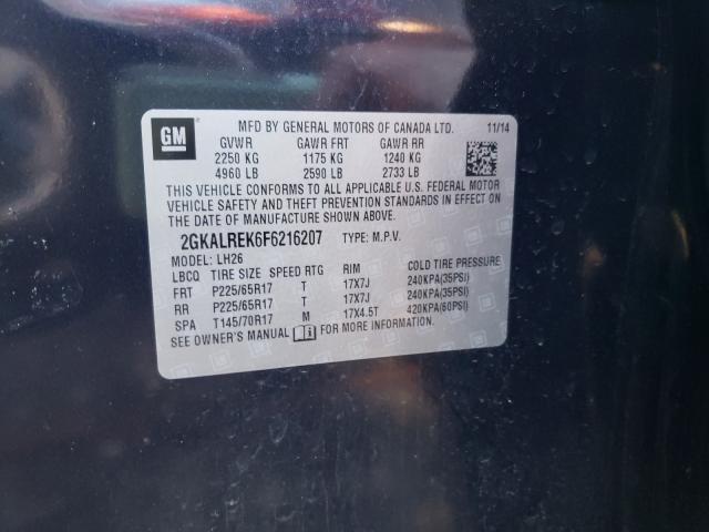 Photo 9 VIN: 2GKALREK6F6216207 - GMC TERRAIN SL 