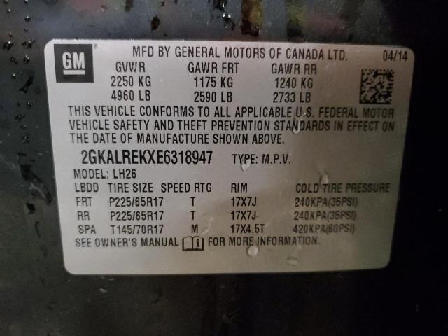 Photo 12 VIN: 2GKALREKXE6318947 - GMC TERRAIN 