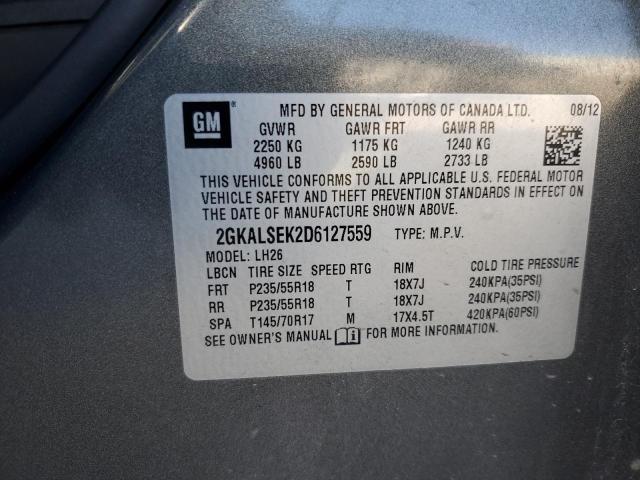 Photo 11 VIN: 2GKALSEK2D6127559 - GMC TERRAIN 