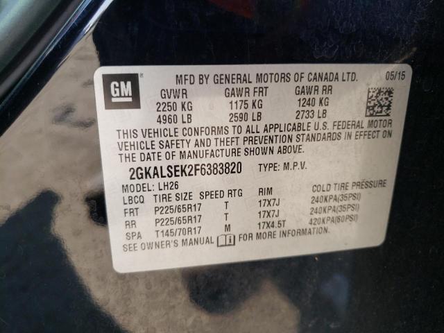 Photo 12 VIN: 2GKALSEK2F6383820 - GMC TERRAIN 