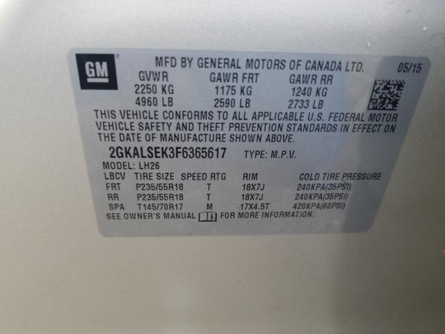 Photo 9 VIN: 2GKALSEK3F6365617 - GMC TERRAIN 