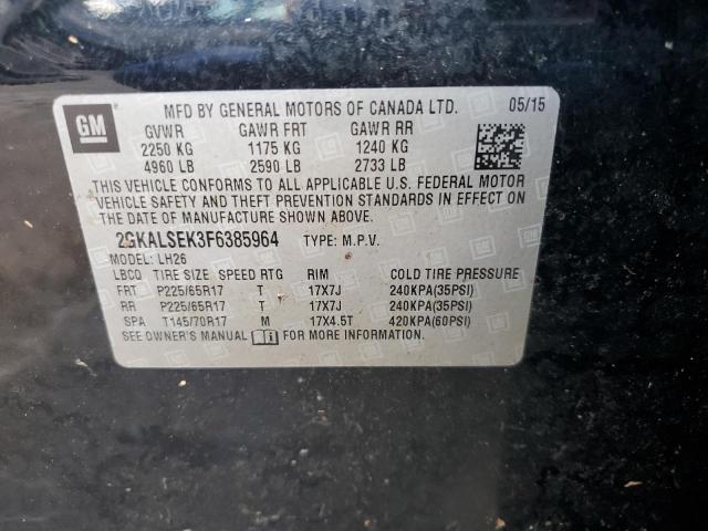 Photo 13 VIN: 2GKALSEK3F6385964 - GMC TERRAIN SL 