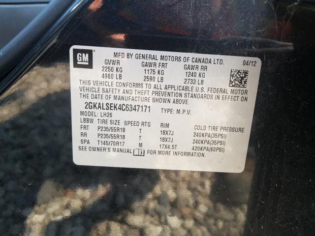 Photo 9 VIN: 2GKALSEK4C6347171 - GMC TERRAIN SL 