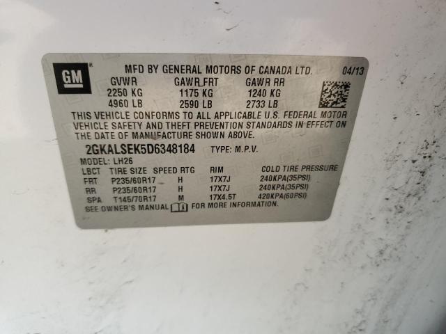 Photo 12 VIN: 2GKALSEK5D6348184 - GMC TERRAIN SL 