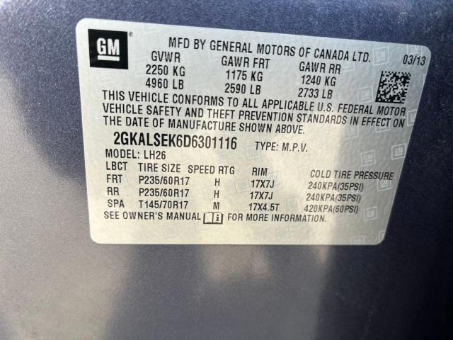 Photo 9 VIN: 2GKALSEK6D6301116 - GMC TERRAIN 