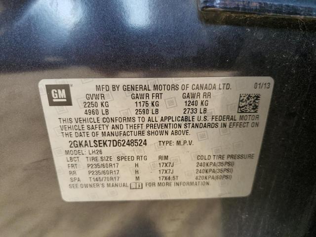 Photo 9 VIN: 2GKALSEK7D6248524 - GMC TERRAIN SL 