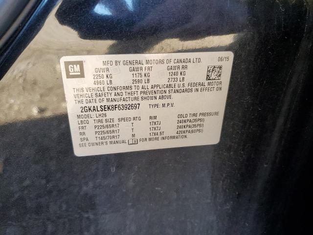 Photo 11 VIN: 2GKALSEK8F6392697 - GMC TERRAIN SL 