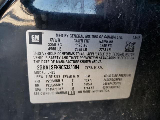 Photo 11 VIN: 2GKALSEK9C6323304 - GMC TERRAIN SL 