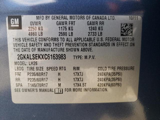 Photo 13 VIN: 2GKALSEKXC6163983 - GMC TERRAIN SL 