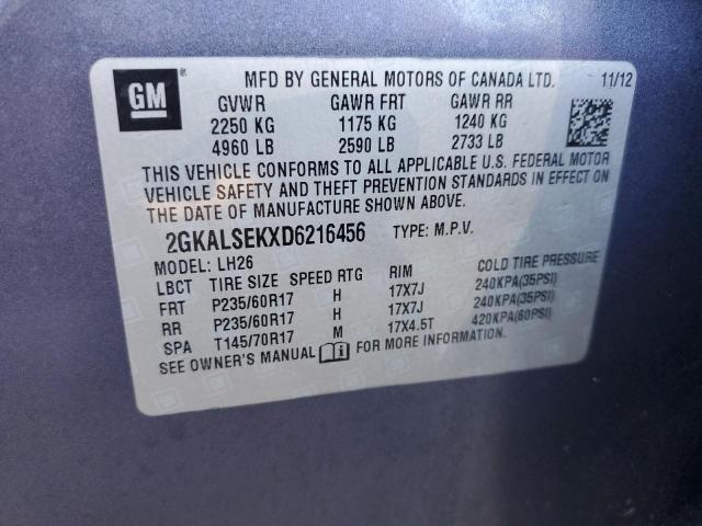 Photo 12 VIN: 2GKALSEKXD6216456 - GMC TERRAIN 