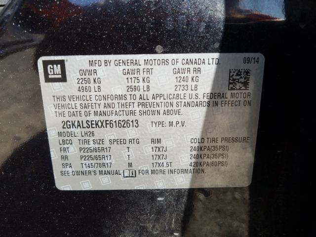 Photo 9 VIN: 2GKALSEKXF6162613 - GMC TERRAIN SL 