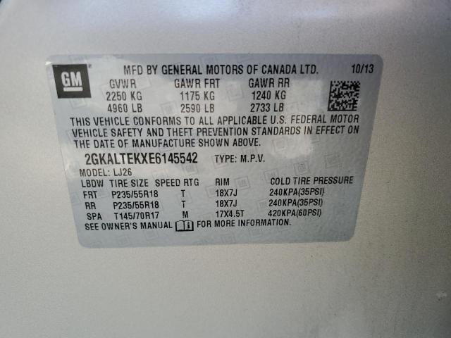 Photo 12 VIN: 2GKALTEKXE6145542 - GMC TERRAIN 