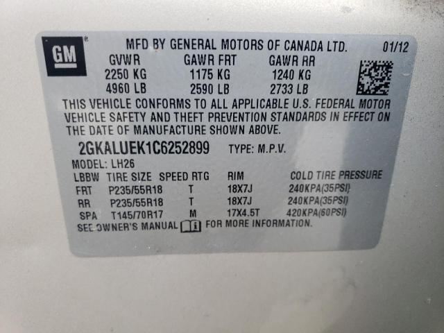 Photo 12 VIN: 2GKALUEK1C6252899 - GMC TERRAIN 