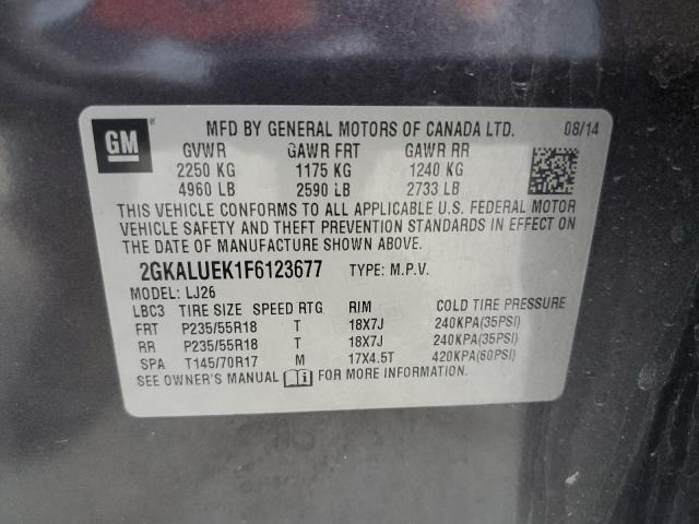 Photo 12 VIN: 2GKALUEK1F6123677 - GMC TERRAIN DE 